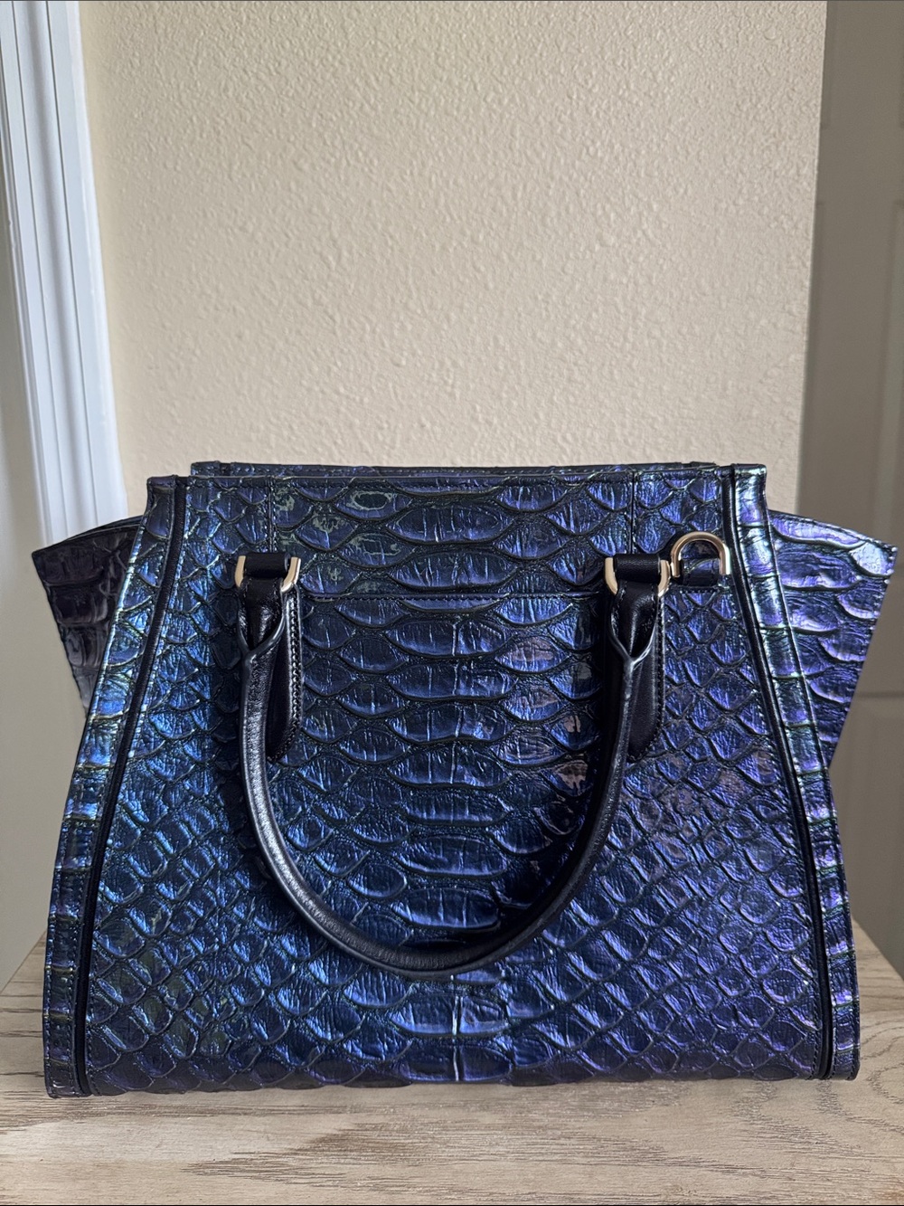 Brahmin Priscilla satchel Ultraviolet Venusian - Picture 4 of 10